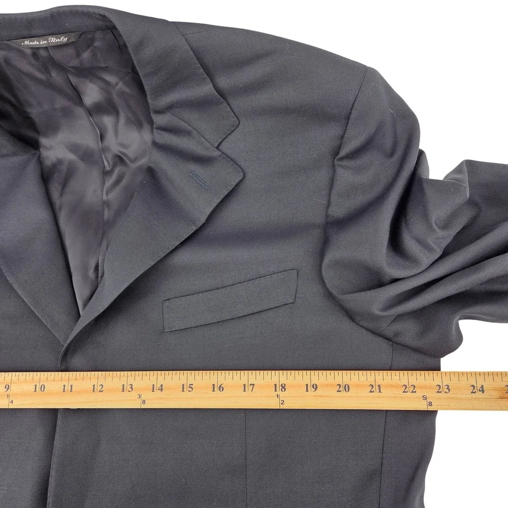 CANALI Men's Charcoal Grey Wool Suit Jacket Blazer Sport Coat Made in Italy‎ 46R